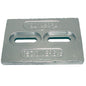 Tecnoseal Mini Zinc Plate Anode 6 x 4 x 12 TECDIVERSS