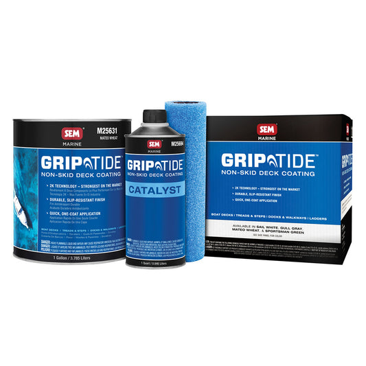 SEM GripTide NonSkid Deck Coating Kit  Mateo Wheat M25630