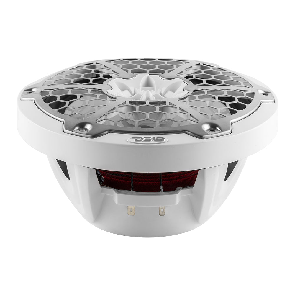 DS18 New Edition HYDRO 8 2Way Marine Speakers wRGB LED Lighting 375W  White NXL8MWH
