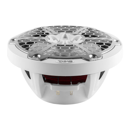DS18 New Edition HYDRO 8 2Way Marine Speakers wRGB LED Lighting 375W  White NXL8MWH