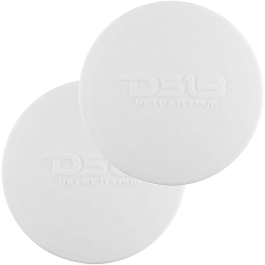 DS18 Silicone Marine Speaker Cover f65 Speakers  White CS6WH