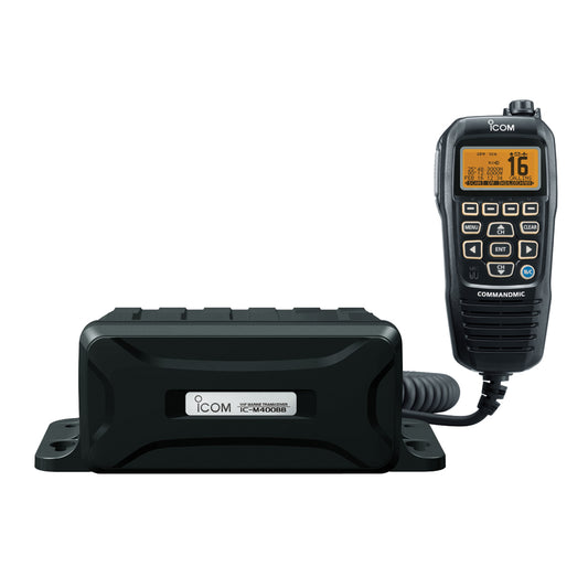 Icom M400BB VHF Marine Black Box Radio with Black Command Mic M400BB 31