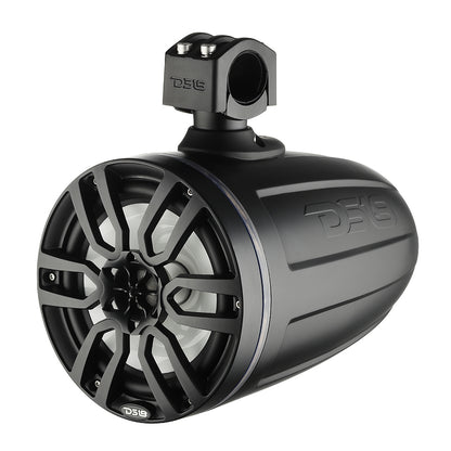 DS18 X Series HYDRO 65 Wakeboard Pod Tower Speaker wRGB LED Lights  300W  Matte Black NXLX6TPBK
