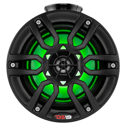 DS18 HYDRO 65 Compact Wakeboard Pod Tower wRGB Light  300W  Black NXLPS6BK