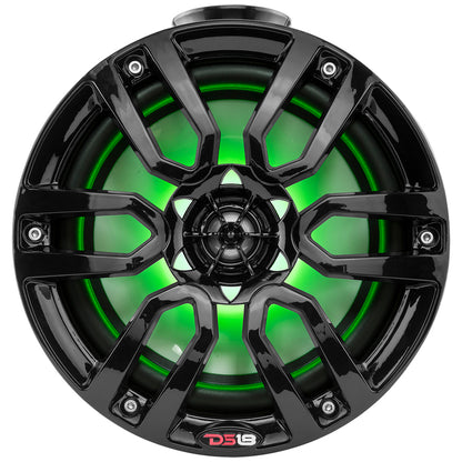 DS18 HYDRO 8 Compact Wakeboard Pod Tower wRGB Light  375W  Red NXLPS8R