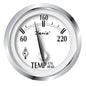 Faria Newport SS 2 Cylinder Head Temperature Gauge wSender  60 to 220 F 25011