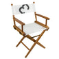 Whitecap Directors Chair wSail Cloth Seating  Teak 61044