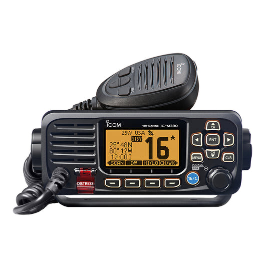 Icom M330 VHF Radio Compact wGPS  Black M330 71