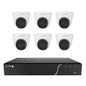 Speco 8 Channel NVR Kit w6 Outdoor IR 5MP IP Cameras 28mm Fixed Lens  2TB ZIPK8N2