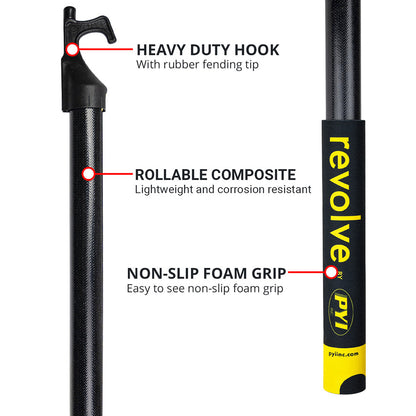 Revolve Rollable Boat Hook  75 03REVBH