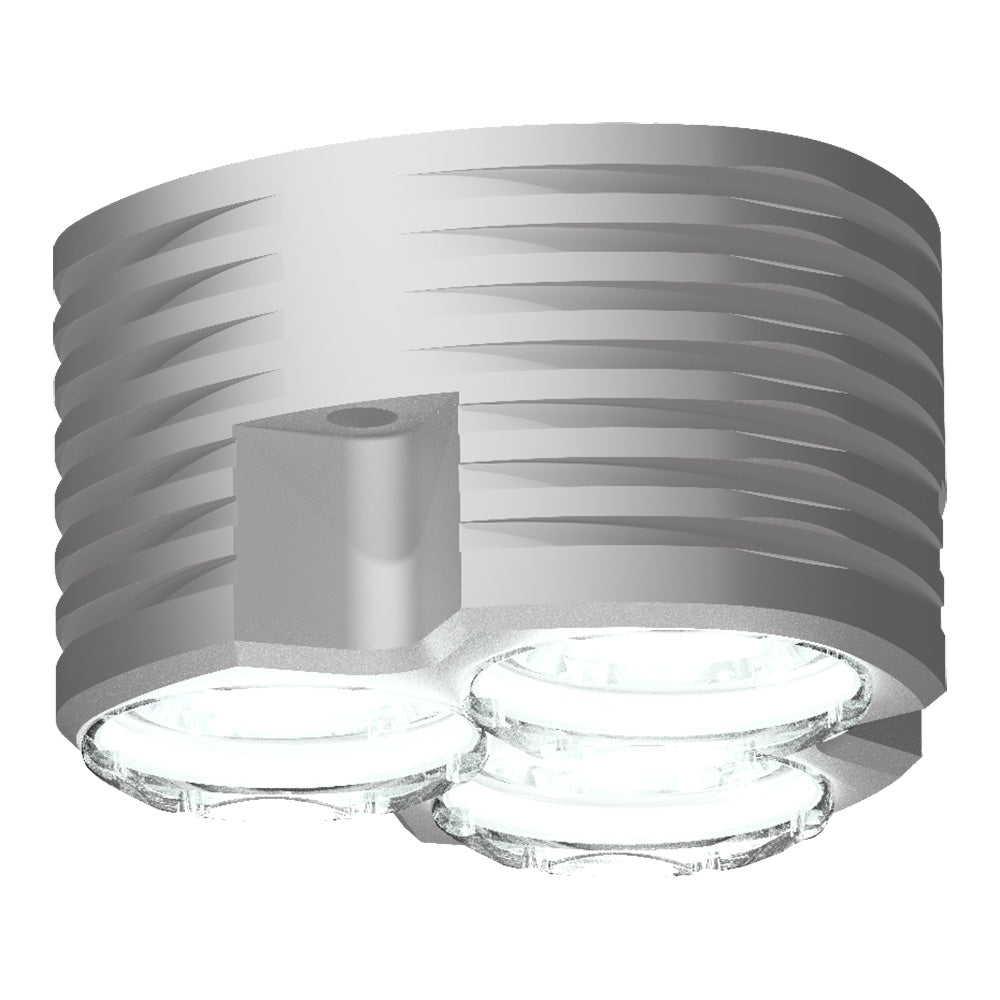 Lopolight Series 40008026  30W DeckSpreader Light  White  Silver Housing 40008026