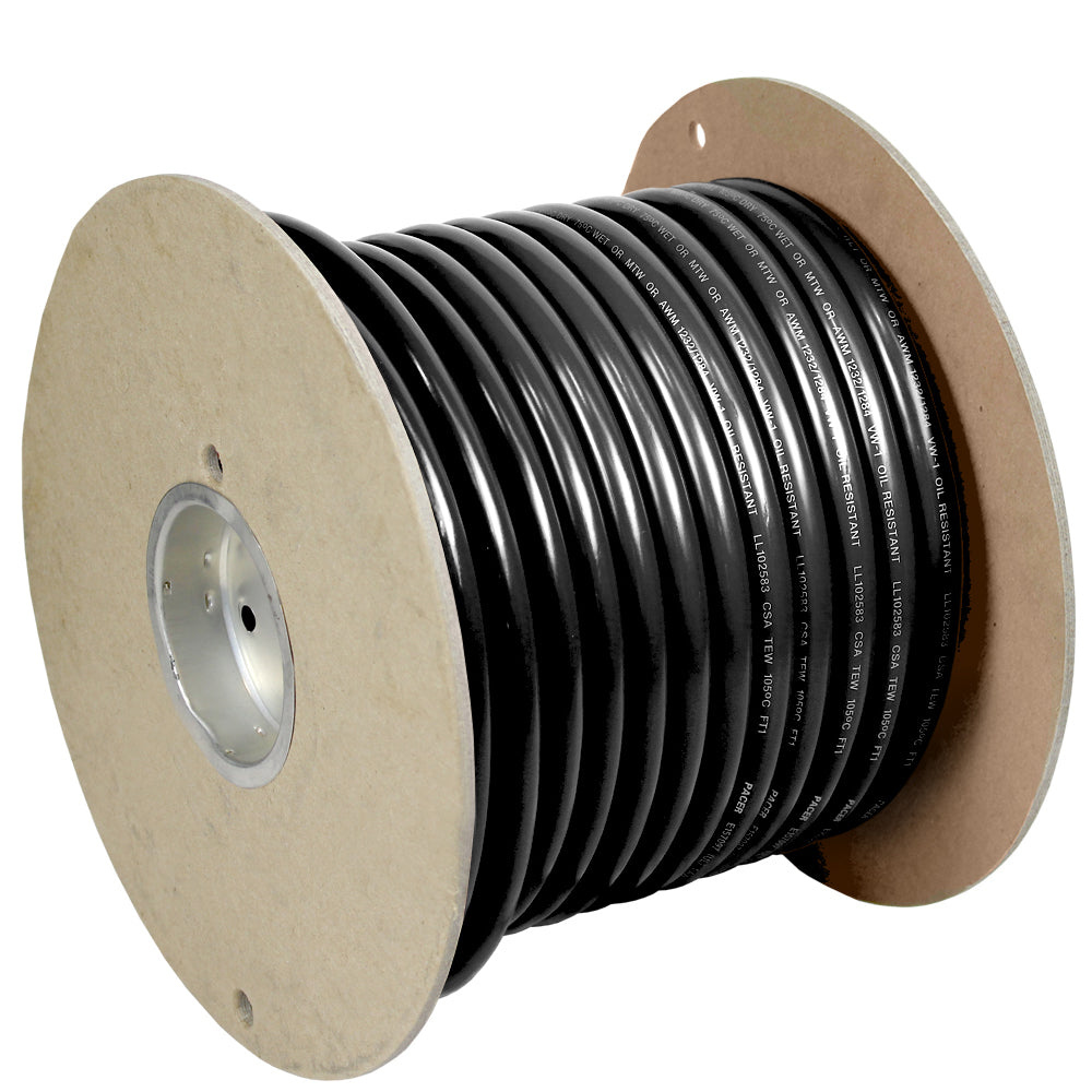 Pacer Black 20 AWG Battery Cable  100 WUL20BK100