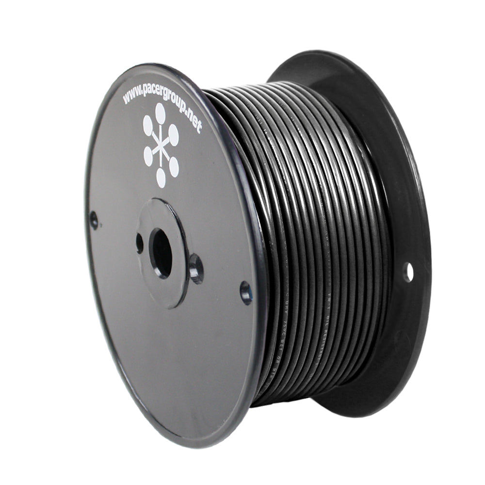 Pacer Black 8 AWG Primary Wire  250 WUL8BK250