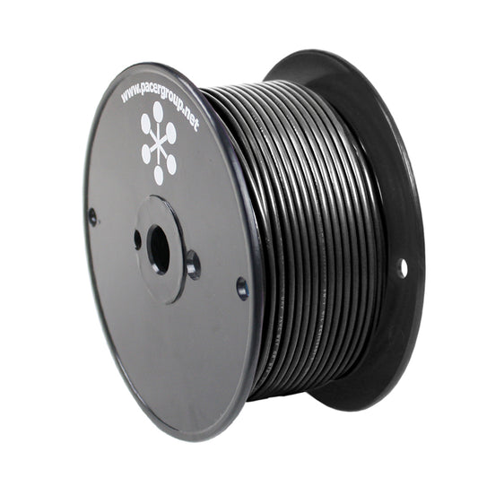 Pacer Black 8 AWG Primary Wire  250 WUL8BK250