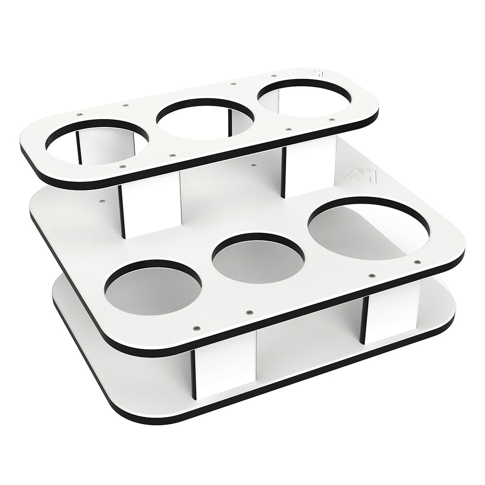 Magma Square Double Stack Side Caddy Party Table T10535