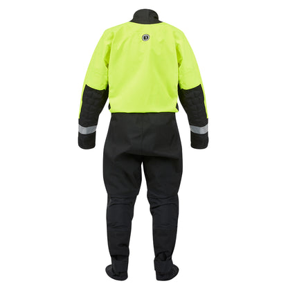 Mustang MSD576 Water Rescue Dry Suit  Fluorescent Yellow GreenBlack  Large MSD57602251L101