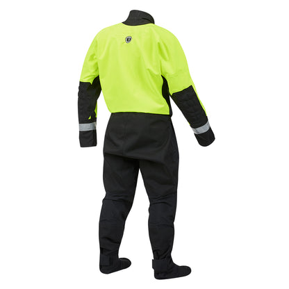 Mustang MSD576 Water Rescue Dry Suit  Fluorescent Yellow GreenBlack  Large MSD57602251L101