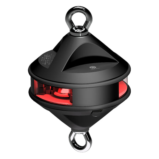 Lopolight Series 200014  Hoist Light  2NM  Red  Black Housing 200014G2H1CB