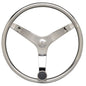 Uflex  V46  135 Stainless Steel Steering Wheel wSpeed Knob  No Wheel Nut V46
