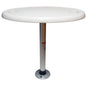 Springfield White Oval Table Package  18 x 30 Threadlock 1690106