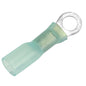 Pacer 1614 AWG Heat Shrink Ring Terminal  10 Stud Size  3 Pack TE1410R3