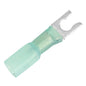 Pacer 1614 AWG Heat Shrink Spade Terminal  10 Stud Size  25 Pack TE1410SLF25