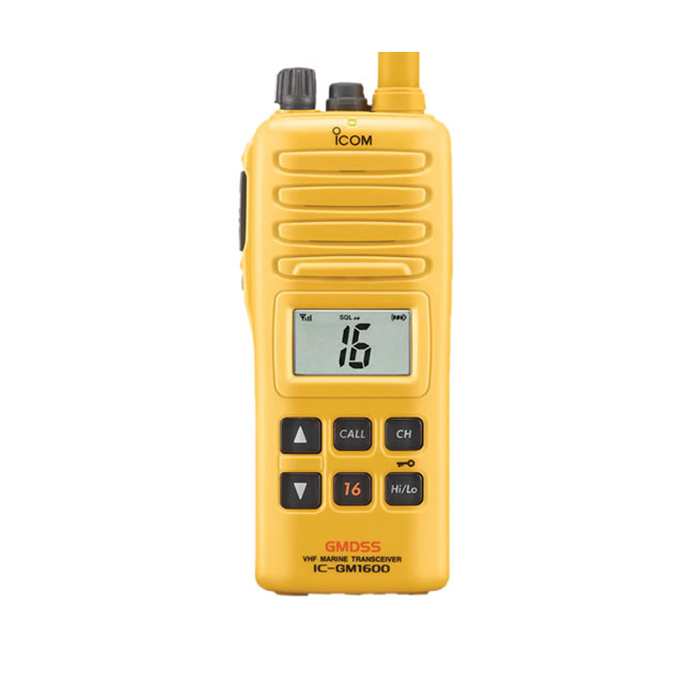 Icom GMDSS VHF Handheld wBP234 Battery  Charger GM1600DU 71
