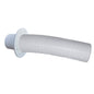 Trident Marine 10 White Stern Flex Hose wTransom Flange TFK10W